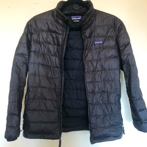 Patagonia kids/boys large classic black 51884 puffer jacket